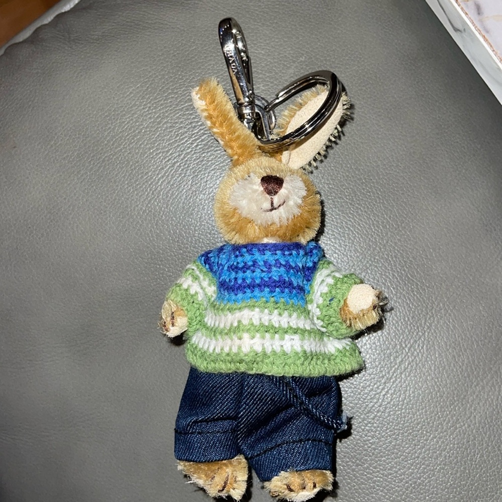 Preloved Prada Rabbit Key Chain Great Condition S… - image 1
